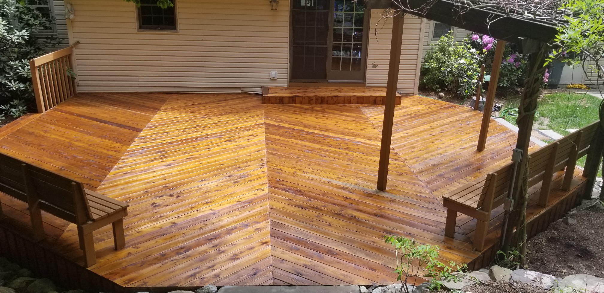 Cedar deck restoration ringwood nj