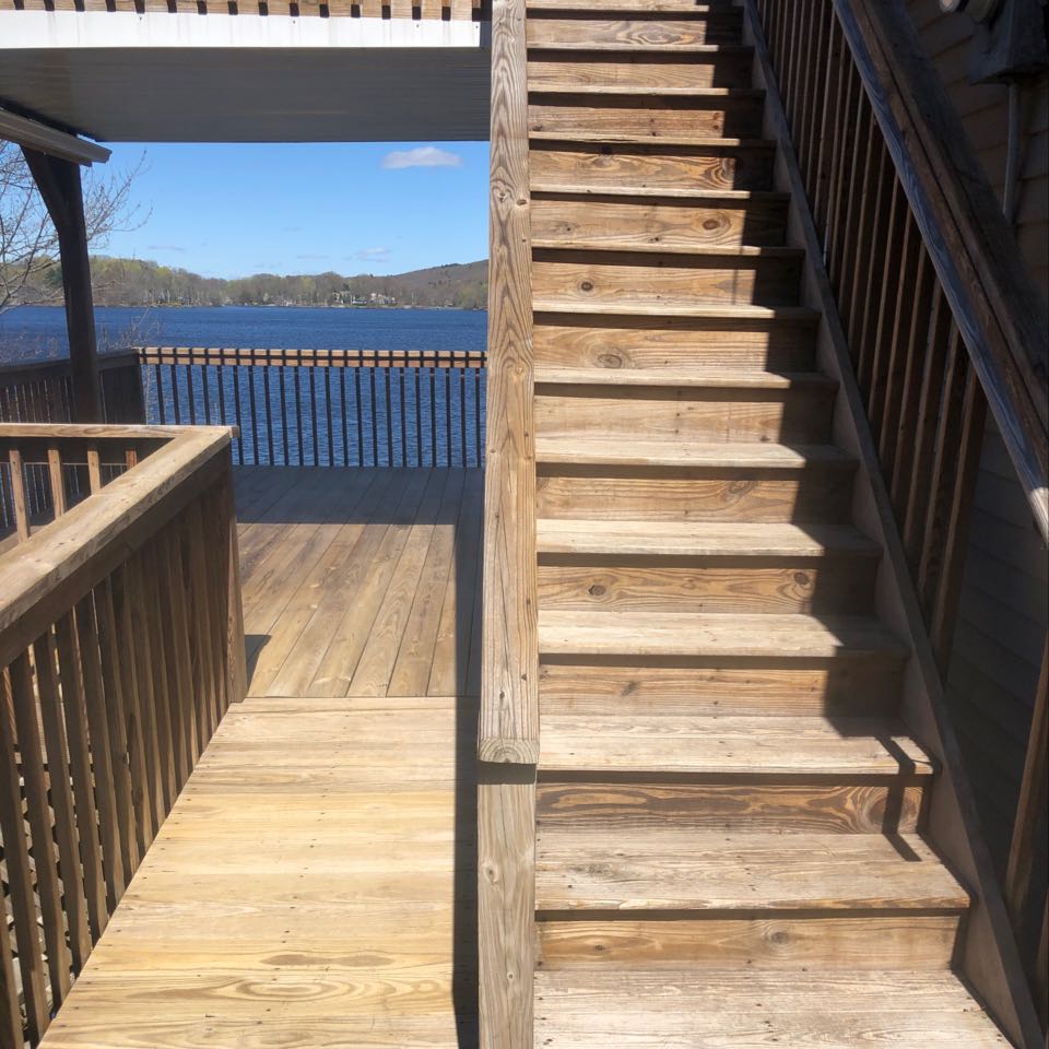 Power washing deck dock west milford