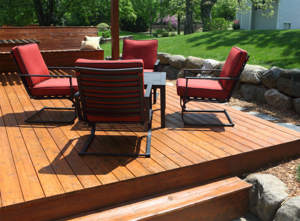 Hardwood deck restoration