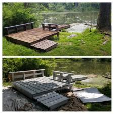 Deck clean sand and stain in sparta nj