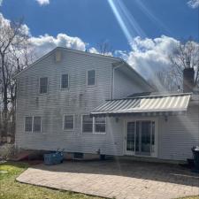 Soft Wash Siding and Stamped Concrete Patio Cleaning in Campbell Hall, NY 0