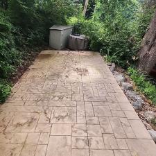 Steamped concrete cleaning 2