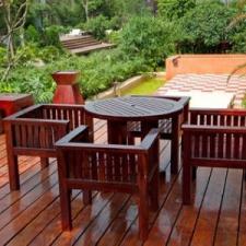 Deck staining