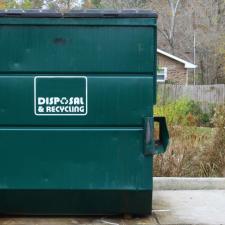 Dumpster pad cleaning