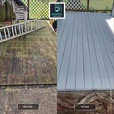 Deck Repair and Stain in Goshen NY 